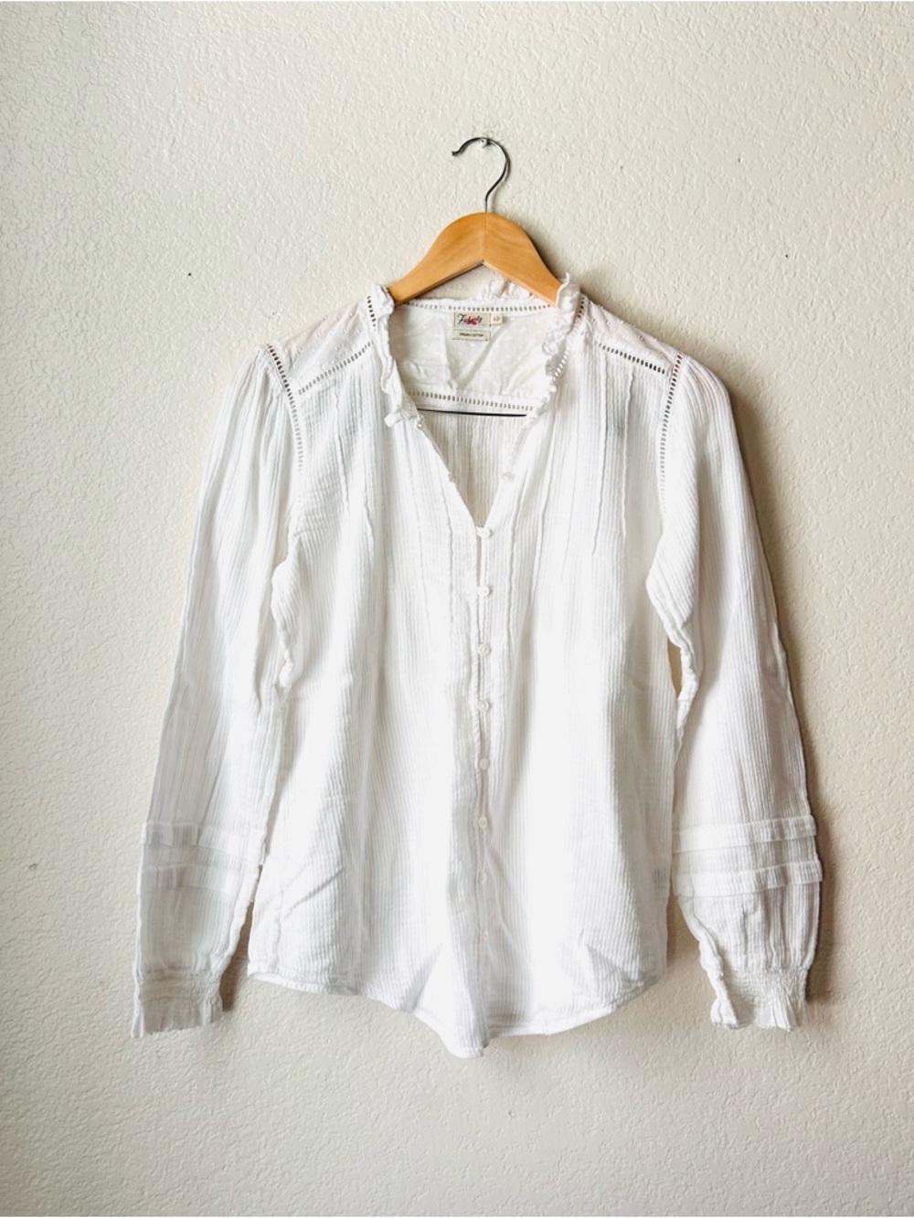 Faherty - Willa Top 100% Organic Cotton Size S